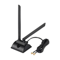 4G LTE Aerial TS9 C Magnetic Base MIMO Antenna 6DBi for MiFi Mobile Hotspot Router Huawei E5577 E5573 (SMA TS9)