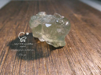 綠髮晶共生幽靈多寶九尾狐 綠髮晶 水晶飾品 晶晶工坊-love2hm 46242
