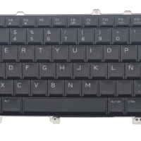 LARHON New Black Backlit LA Latin Spanish Keyboard For Dell Alienware 15 R3
