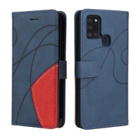 Samsung Galaxy A21S Case Leather Wallet Flip Cover Samsung Galaxy A21S Phone Case For Galaxy A21S Luxury Flip Case