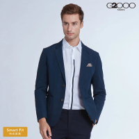 G2000 時尚雙釦平紋式西裝式外套-藍色(1811217277)