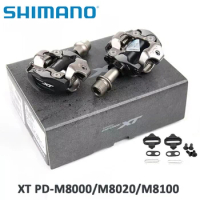 Shimano XT PD-M8100 Pedals for SPD M8000 M8020 MTB Pedal S PD Mountain Bike Self-locking Clipless Pedals Original Deore XT