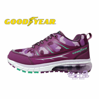 GOODYEAR固特異 女鞋 FLYER 迷彩系列 緩震 氣墊 輕量 慢跑鞋 運動鞋 [GAWR22802] 酒紅【巷子屋】