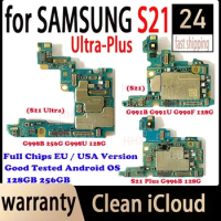 512G 256G 128G Mainbaord For Samsung Galaxy S21 Ultra G998B G998U S21-G990F G991B G991U S21 Plus G996B G996U Motherboard Android