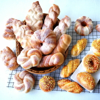 Lmdec真面包模型法式長面包假面包條高仿真食物蛋糕拍攝裝飾道具