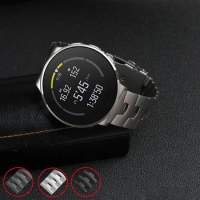 Fran-48u 22mm pure titanium strap for Samsung Galaxy watch 3 Active 2 Huawei watch GT Luxury strap accessories for Amazfit GTR