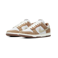 【NIKE 耐吉】Dunk Low Retro 麂皮 球鞋 棕 灰 奶茶 卡其 男鞋 Medium Curry(DD1390-100)