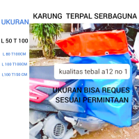 Karung Terpal Serbaguna Ukuran L100 T150 DLL - Karung Kurir Packing Menyimpan Barang Bersih