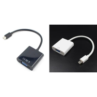 For Air Pro iMac Mac Mini Thunderbolt Mini DisplayPort Display Port Mini DP To VGA Cable Adapter 1080P