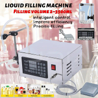 Smart Digital Control Liquid Filling Machine Auto Bottle Filler For Juice Milk High Precision Stainl