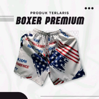 BOXER PREMIUM DEWASA | SHORTPANTS CELANA PENDEK MOTIF DEWASA | KOLOR UNISEX