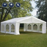 Heavy Duty Shelter 20'x20' Party Tent Wedding Gazebo Marquees Canopy US
