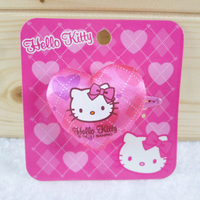 【震撼精品百貨】Hello Kitty 凱蒂貓~髮夾 桃心