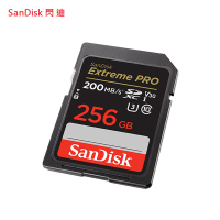 SanDisk 256G SD卡V30高速尼康單反內存卡佳能索尼微存儲卡200M相機卡microSD