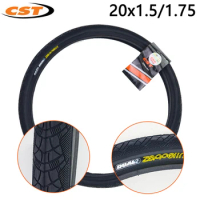 CST 20x1.5 20x1.75 Folding Bike Tire 40-406 47-406 20inch Bicycle Steel Wire Tire 1.5/1.75 BMX 406 Small Wheel Tire C1635