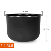 1.8L non-stick rice cooker rice cooker steamer liner 10 cup bowl