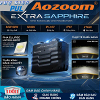 Đèn Trợ Sáng Bi Cầu LED Aozoom Extra Sapphire, Công Suất 62-98W, Chống Nước IP67, Bảo Hành 2 Năm