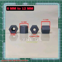 Adapter HEX 6mm ke 12mm Converter HEX untuk RC QD MN WPL SANZUAN DLL
