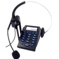 Free Shipping Fashion Dialpad with RJ9 Plug Headset Call Center Telephone Tone Dial Key Pad with REDIAL PC Recording function