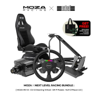 MOZA Racing x Next Level Racing GTRacer 2.0 with R9 V3 DD Wheel Base, CS V2P Steering Wheel & SR-P P