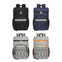 Cooler Backpack Picnic Bag Reflective Breathable Comfortable Thermal Bag