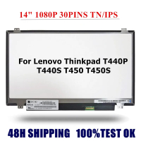 14 Lcd screen For Lenovo L440 T440S T440P T450 T450S B140HAN01.1 1NV140FHM-N41 N140HCE-EAA IPS 1920x
