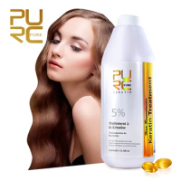PURC Brazilian Keratin Hair Treatment Straightening Smoothing Deep Curly Hair Scalp Care Products 5% 1000ml