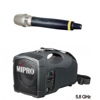 MIPRO 超迷你肩掛式藍芽無線喊話器(MA-101G)