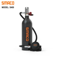 SMACO S400 Mini Scuba Tank Diving Oxygen Cylinder Underwater Exploration Emergency Rescue Professional Diving Equipment/Snorkel