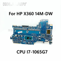 L96513-601 L96513-001 For HP X360 14M-DW 14-DW laptop motherboard 6050A3156701-MB-A01 With I7-1065G7 CPU mainboard 100% tested