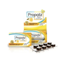 Propoliz Exherb Lozenge 8’s (โพรโพลิส เอ็กเฮิร์บ 8 เม็ด) ไม่มีน้ำตาล