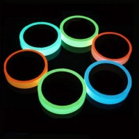 Glow Tape Self-adhesive Sticker Removable Luminous Tape Green Fluorescent Glowing Dark Striking Nigh