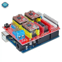 Combo Arduino Uno R3 + Shield Uno R3 + 4 Module A4988