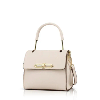 !T E R B A R U!Tas Wanita Les Catino Deluxe LCX-Jocelyn Flap Top Handle - Bone - Bone ( ORIGINAL )