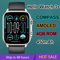 2024 New Hello Watch 3 Plus Ultra Smartwatch AMOLED 4GB IWO Watch 9 Reloj ChatGPT NFC Smart Watches For Men