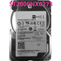 Original New HDD For Seagate 2TB 2.5" SAS 12 Gb/S 128MB 7200RPM For Internal HDD For Server HDD For ST2000NX0273