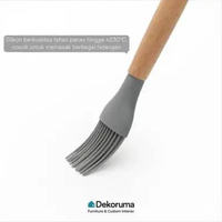 Dekoruma JIRA Perlengkapan Masak Silicone / Sutil Spatula Karet / Alat Masak Silikon - Cool Grey Kua