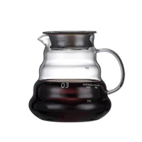 【B&amp;S】附蓋 800ml 雲朵咖啡壺(咖啡壺 咖啡分享壺 分享壺 手沖咖啡 雲朵壺 玻璃壺)