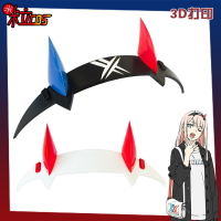 DARLING in the FRANXX女主02國家隊cos假發送頭飾發夾頭箍道具