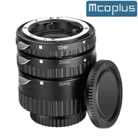 Mcoplus Metal TTL Auto Focus Macro Extension Tube Ring for Nikon D7200 D7500 D3100 D3200 D3300 D3500 D5300 D750 D850 D90 D80