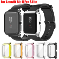 Watch Case For Xiaomi Amazfit Bip U Pro Pop Pro Protective Cases Cover Shell For Huami Amazfit Bip U Pro S Lite Screen Protector