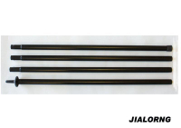 【【蘋果戶外】】嘉隆 JIALORNG TP-128 JIALORNG 四截式鐵製營柱280cm(加強版管徑25mm)黑色烤漆鐵製組合營柱