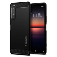 【Spigen】Sony Xperia 1 II Rugged Armor-軍規防摔保護殼-含吊飾孔:黑(SGP)