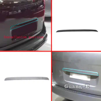 Car Body Rear Door License Tailgate Bumper Frame Plate Trim Lamp Trunk 1PCs For Hyundai Starex H-1 H1 2018 2019 2020 2021 2022