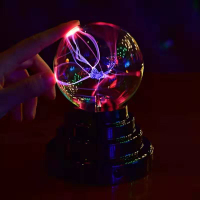 兒童節送男生日禮物玻璃水晶球魔法離子球靜電感應球創意科技擺件
