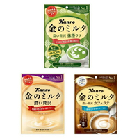 【江戶物語】KANRO 甘樂 超濃 黃金牛奶糖 原味/抹茶/咖啡風味 硬糖 宇治抹茶 拿鐵 金牛奶糖 日本原裝進口