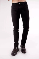 Bombboogie Celana Pria Skinny C4 Series Black Raw Handmade