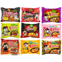 Halal Samyang COMBO 8 or 9 types ALL IN ONE Set / MIX ANY 8 or 9 PACK 130g - 145g
