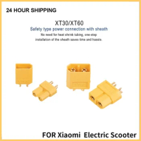 Electric Scooter Male / Female XT30 XT60 Connectors T Plug Battery Charger for Xiaomi M365 Pro 1S Controller Connector