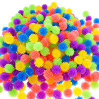 20PCS 20mm Mini TPR Arbutus Ball Shaped Toy Relax Stress Reduction Massage Pet Cats Dog Biting Ball Toys Party Favors Cute Gifts